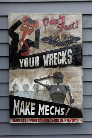 Illustration for article titled The Posters Your Robot Companion Wants To Hang On Its Walls